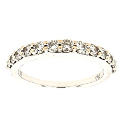 Pre Owned 18ct White Gold Diamond Eternity Ring ZP921